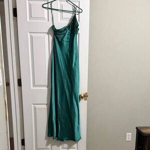 Selfie Leslie Teal Maxi Dress